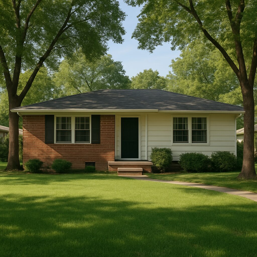 St. Louis ranch home with pier-and-beam foundation restored
